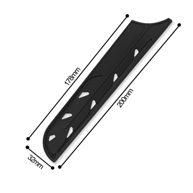 Plástico faca de cozinha lâmina de faca de aço inoxidável protetor capa para 3.5 5 7 8 polegadas faca 1pc preto faca capa cozinha ferramenta
