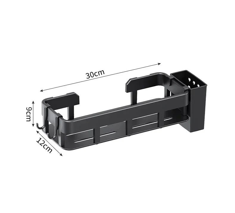 Novo estilo com bandeja espaço rack de armazenamento da cozinha pia dreno rack esponja organizador pendurado sabão escorredor prateleira prateleiras