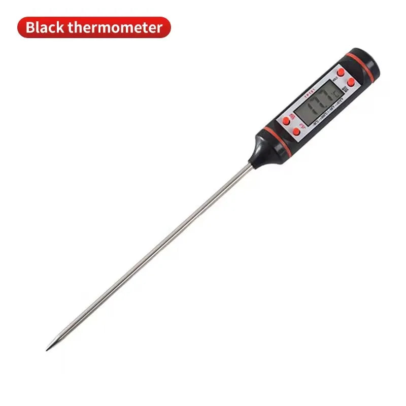 Termômetro de cozinha digital portátil, estilo caneta, churrasco, carne, água, óleo, leite, cozinhar, sonda eletrônica